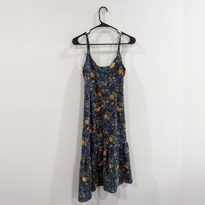 Size 6 Nasty Gal patterned asymmetrical dress